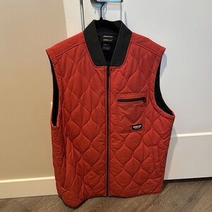 Burton red vest xxl